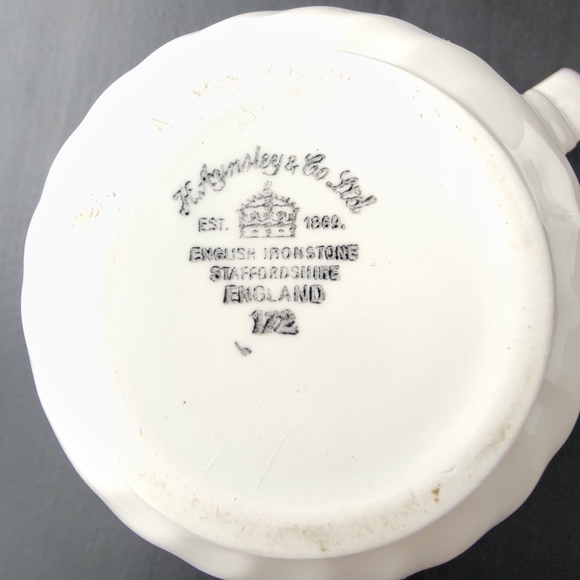 Vintage | Aynsley & Co. Ltd | English Ironstone | creamer & sugar bowl - Picture 5 of 16